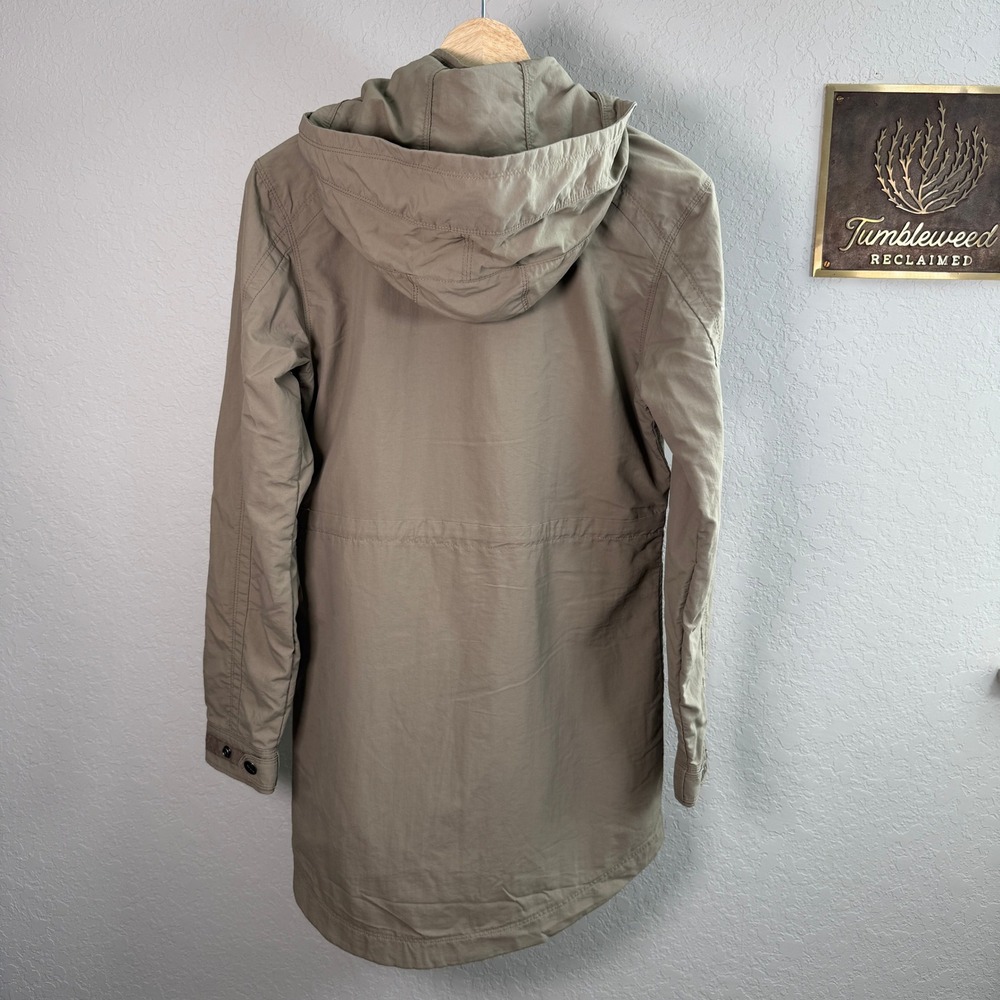 REI Co Op Women's Hooded Anorak Jacket Khaki Green Size XS Built on Purpose - Picture 7 of 10